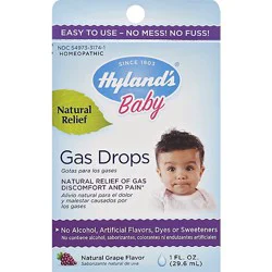 Hylands Baby Gas Drops Natural Grape Flavor - 1 Oz