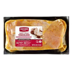 Shady Brook Farms Rotisserie Flavor Gluten Free Fresh Turkey Breast Tenderloins - 1.5 Lbs