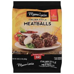 Mama Lucia Italian Style Bite Size Meatballs - 16 Oz.