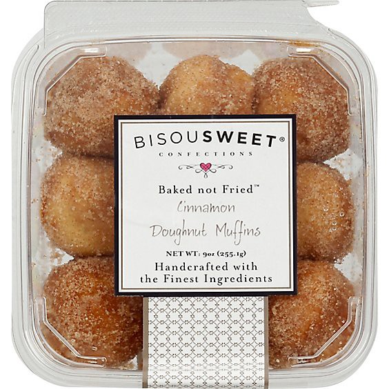 slide 1 of 11, Bisousweet Cinnamon Doughnut Muffins 9 Oz - 9 Count, 9 oz