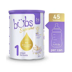 Bubs Australian Supreme A2 Infant Formula Stage 1 Milk Based Powder - 28.2 Oz