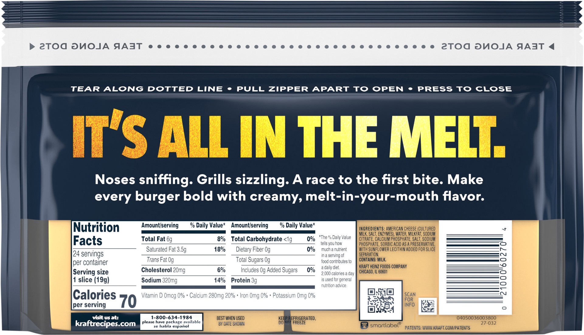 slide 12 of 12, Kraft Deli Deluxe White American Cheese - 24 - 16 Oz, 16 oz