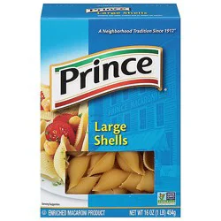 Prince Pasta Shells Large - 16 Oz