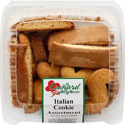 Cookie Italian Astd Leonards - 16 Oz