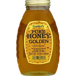 Gunters Honey Liquid Golden - 16 Oz