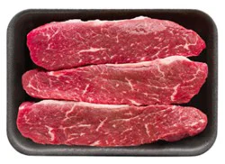 Beef Sirloin Tip Steak Thin Slice Imported - 1 Lb