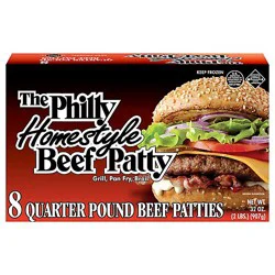 Philly Homestyle Patties 2 Lb - 32 Oz