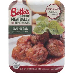 Bottos Italian Meatballs In Sauce - 20 Oz