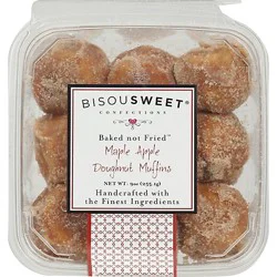 Bisousweet Maple Apple Doughnut Muffins 9 Oz - 9 Count