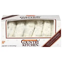 Country Kitchen Chocolate Powdered Donuts - 12 Oz