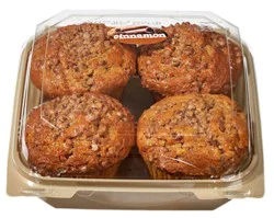 Cinnamon Coffee Cake Muffins 4 Count - Each