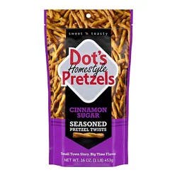 Dot's Cinnamon Sugar Homestyle Pretzels Twists - 16 Oz