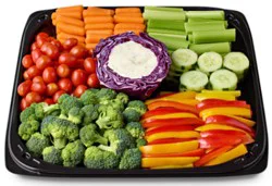 Deli Garden Fresh Vegetable 16 Inch Tray - Each