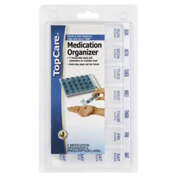 Topcare Medicine Organizer One Day At A Time Medium - Each