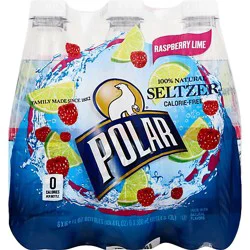 Polar Seltzer Raspberry Lime - 6-16.9 Fz