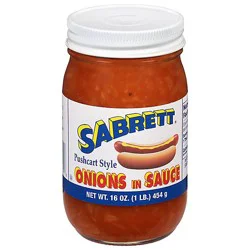 Sabrett Onions In Sauce Pushcart Style - 16 Oz