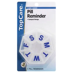Top Care Pill Reminder 7 Day 7 Sided - Each