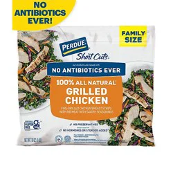 Perdue Short Cuts Original Grilled Carved Chicken Breast Strips No Antibiotics Ever In Bag - 16 Oz