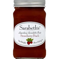 Sarabeths Strawberry Peach Fruit Spread - 18 Oz