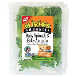 Olivia's Organic Spinach & Arugula - 4.5 Oz