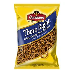Bachman Thin N Right Reg Prtzl Bag Knot - 9 Oz