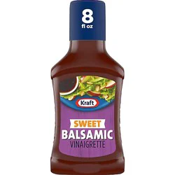 Kraft Sweet Balsamic Vinaigrette Salad Dressing Bottle - 8 Fl. Oz.