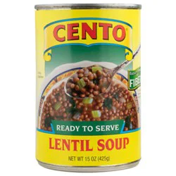 Cento Lentil Ready To Serve Soup - 15 Oz