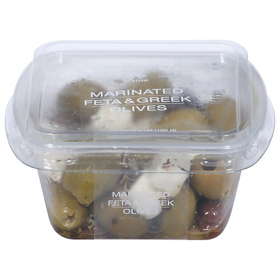 slide 1 of 13, Divina Marinated Feta & Greek Olive Mix - 4.8 Oz, 4.8 oz