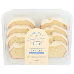 Fresh Baked Iced Sliced Vanilla Loaf Cake - 14.1 Oz.
