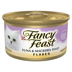 Fancy Feast Tuna & Mackerel Wet Cat Food - 3 Oz