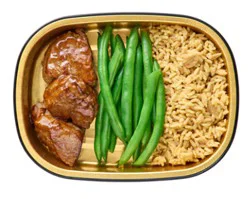 Readymeal Teriyaki Steak Tips/rice/beans - 1 Ea
