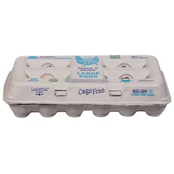 Lucerne Eggs Cage Free Brown Large Grd A - 18 Ct