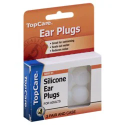 Topcare Ear Plugs Soft Silicone 3 Pair - Each