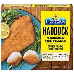 Gortons Premium Haddock Fillets - 14.6 Oz