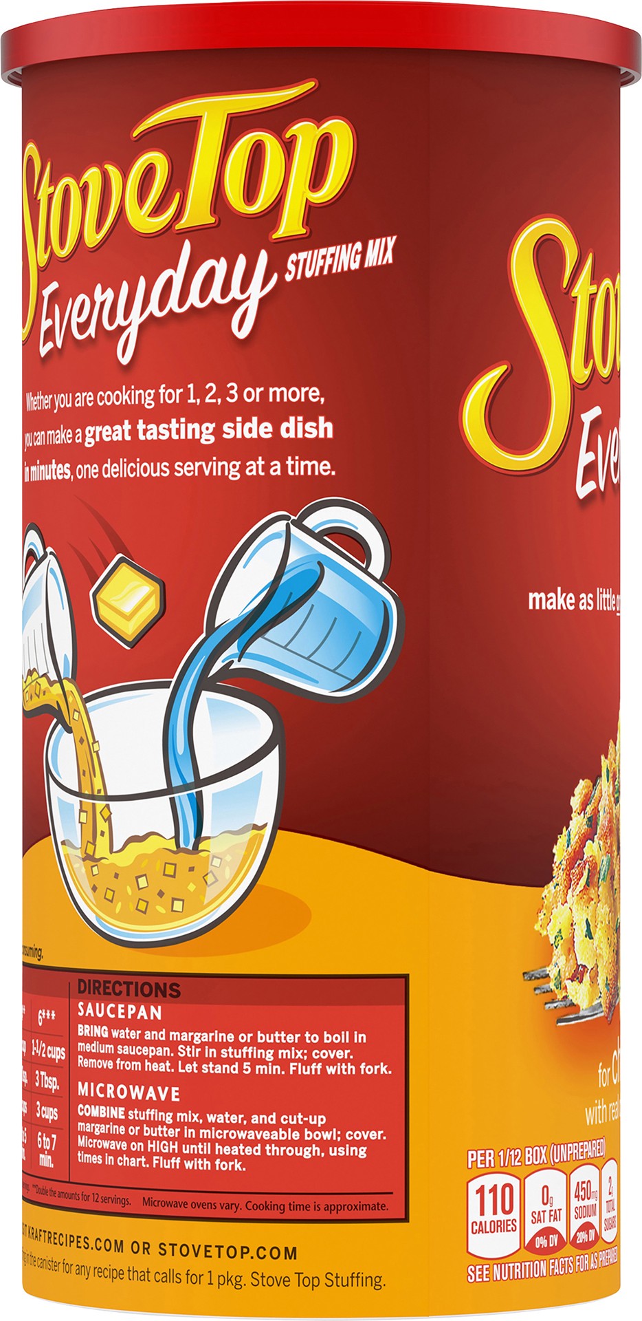 slide 4 of 11, Stove Top Everyday Stuffing Mix For Chicken - 12 Oz, 12 oz