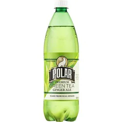 Polar Soda Ginger Ale Green Tea - 33.8 Fz
