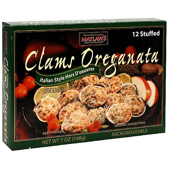 slide 1 of 1, Matlaws Stuffed Clams Italian Herb - 7 Oz, 7 oz
