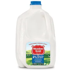 Meadow Gold 2% With Vitamin A And Vitamin D Reduced Fat Milk Bottle - 1 Gallon