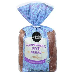 Signature Select Pumpernickel Rye Bread - 16 Oz