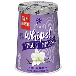 Yoplait Whips Yogurt Van Creme Lf - 4 Oz