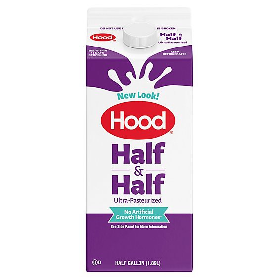 slide 1 of 1, Hood Half And Half - 64 Oz, 64 fl oz