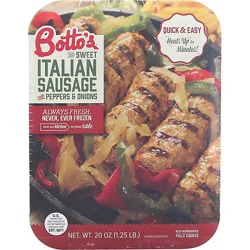 Botto's Sweet Italian Sausage Peppers Onions Entree - 20 Oz