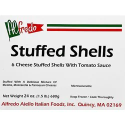 Alfredo Cheese Stuffed Shells In Tomato Sauce - 24 Oz