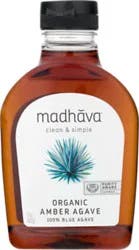 Madhava Honey Agave Nectar Amber Raw - 17 Oz