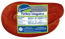 Gaspars Turkey Linguica - 1 Lb