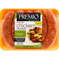 Premio Sweet Italian Chicken Sausage - 14 Oz