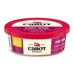 Cabot Port Wine Spreadable Cheddar Cheese - 8 Oz