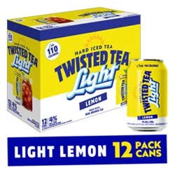 Twisted Tea Hard Iced Tea Light In Cans - 12-12 Fl. Oz.