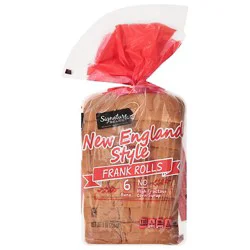 Signature Select New England Style Franks 6pk - 9 Oz