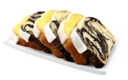 Fresh Baked Iced Sliced Marble Loaf Cake - 14.1 Oz.